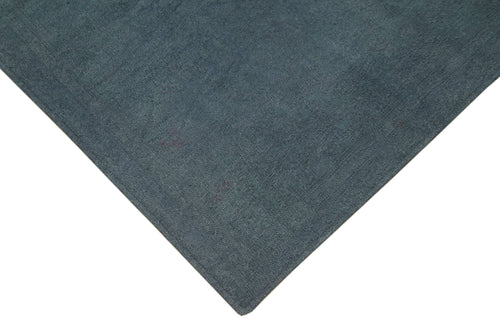 Handmade Area Rug – Vintage Wool Carpet With Grey Floral Design | Hand Woven Turkish Cotton