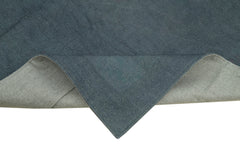 Handmade Area Rug – Vintage Wool Carpet With Grey Floral Design | Hand Woven Turkish Cotton