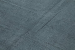 Needlepoint Grey Floral Cotton Wool Handmade Area Rug 5'7'' x 8'2''