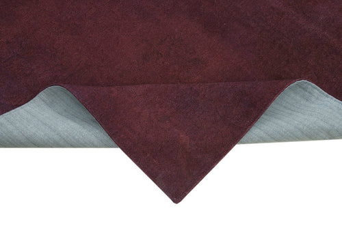 Needlepoint Pink Floral Cotton Wool Handmade Area Rug 5'6'' x 7'10''