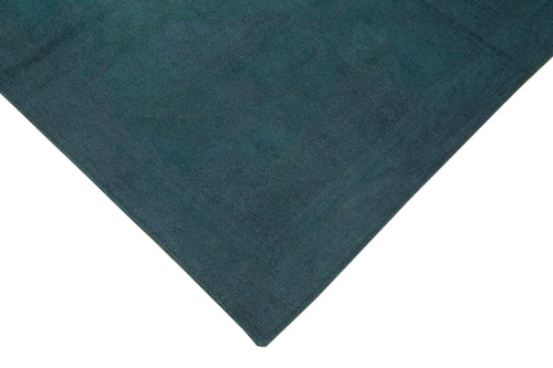 Handmade Area Rug - Vintage Wool Rug Grey Floral Turkish Carpet 5'7''x7'10''