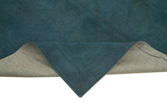 Handmade Area Rug - Vintage Wool Rug Grey Floral Turkish Carpet 5'7''x7'10''