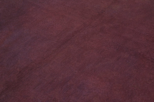 Needlepoint Brown Floral Cotton Wool Handmade Area Rug 5'6'' x 8'5''