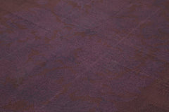 Needlepoint Purple Floral Cotton Wool Handmade Area Rug 7'2'' x 8'8''