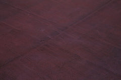 Needlepoint Brown Floral Cotton Wool Handmade Area Rug 7'4'' x 8'6''