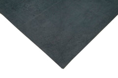 Needlepoint Blue Floral Cotton Wool Handmade Area Rug 7'3'' x 9'3''