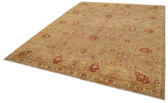 Tebriz Beige Classic Cotton Wool Handmade Area Rug 8'0'' x 10'6''