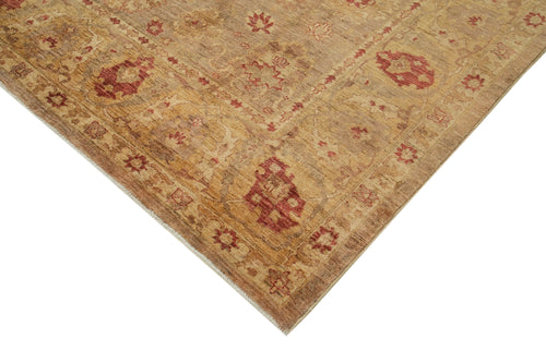 Tebriz Beige Classic Cotton Wool Handmade Area Rug 8'0'' x 10'6''