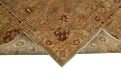 Tebriz Beige Classic Cotton Wool Handmade Area Rug 8'0'' x 10'6''