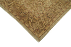 Tebriz Beige Classic Cotton Wool Handmade Area Rug 7'3'' x 10'11''