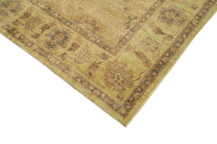 Tebriz Beige Classic Cotton Wool Handmade Area Rug 6'2'' x 8'10''
