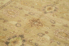 Tebriz Beige Classic Cotton Wool Handmade Area Rug 6'2'' x 8'10''