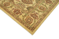 Tebriz Beige Classic Cotton Wool Handmade Area Rug 7'3'' x 10'3''