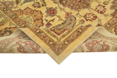 Tebriz Beige Classic Cotton Wool Handmade Area Rug 7'3'' x 10'3''