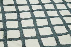 Nepal Geometric Beige Geometric Wool Cotton Handmade Rug 9'0'' x 12'0''