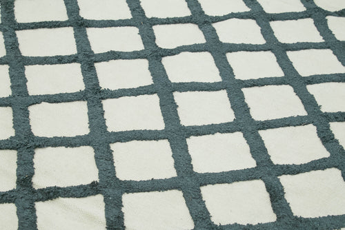 Nepal Geometric Beige Geometric Wool Cotton Handmade Rug 9'0'' x 12'0''