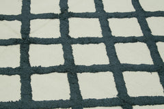 Nepal Geometric Beige Geometric Wool Cotton Handmade Rug 8'1'' x 10'0''