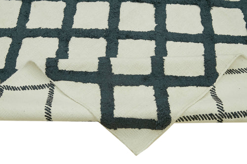 Nepal Geometric Beige Geometric Wool Cotton Handmade Rug 8'1'' x 10'0''