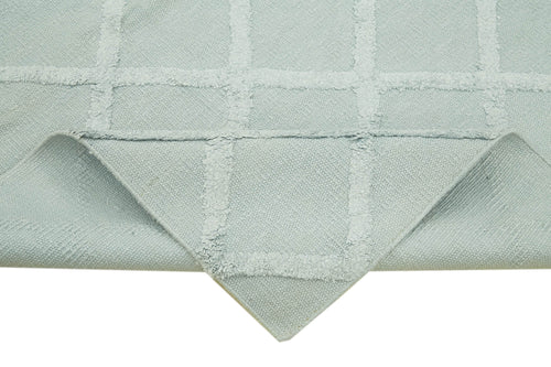 Nepal Geometric Blue Geometric Wool Cotton Handmade Rug 8'1'' x 10'0''