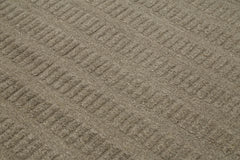 Nepal Geometric Brown Geometric Wool Cotton Handmade Rug 8'1'' x 10'0''