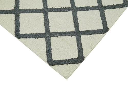 Nepal Geometric Beige Geometric Wool Cotton Handmade Rug 8'1'' x 10'0''