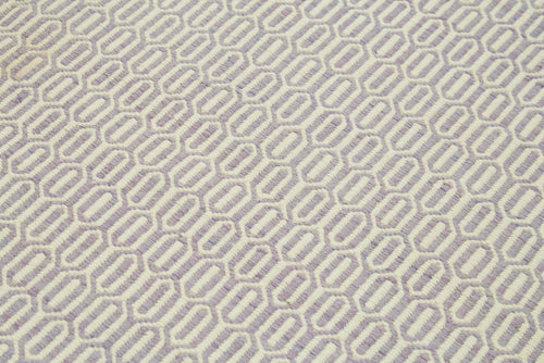 Nepal Geometric Purple Geometric Wool Cotton Handmade Rug 8'1'' x 10'0''