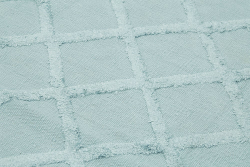 Nepal Geometric Blue Geometric Wool Cotton Handmade Rug 8'1'' x 10'0''