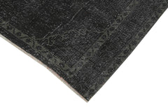 Persian Black Classic Cotton Wool Handmade Area Rug 9'8'' x 12'4''