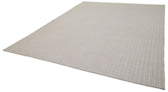 Nepal Beige Geometric Wool Cotton Handmade Rug 10'0'' x 14'0''