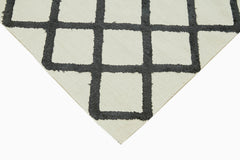 Nepal Geometric Beige Geometric Wool Cotton Handmade Rug 8'0'' x 10'0''