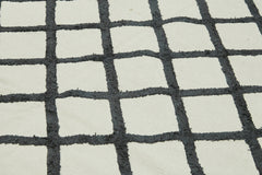 Nepal Geometric Beige Geometric Wool Cotton Handmade Rug 8'0'' x 10'0''