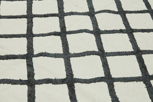 Nepal Geometric Beige Geometric Wool Cotton Handmade Rug 8'0'' x 10'0''