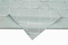 Nepal Geometric Blue Geometric Wool Cotton Handmade Rug 8'0'' x 10'0''