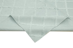 Nepal Geometric Blue Geometric Wool Cotton Handmade Rug 8'0'' x 10'0''