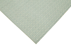 Nepal Geometric Blue Geometric Wool Cotton Handmade Rug 9'0'' x 12'0''