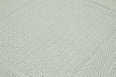 Nepal Geometric Blue Geometric Wool Cotton Handmade Rug 9'0'' x 12'0''