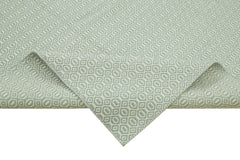 Nepal Geometric Blue Geometric Wool Cotton Handmade Rug 9'0'' x 12'0''