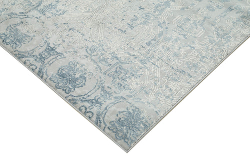 Machine invista Beige Vintage Viscose Handmade Rug 7'10'' x 10'0''