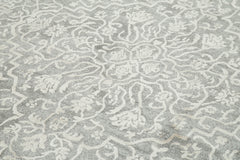 Machine invista Grey Classic Viscose Handmade Rug 7'10'' x 10'0''