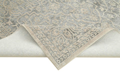 Machine invista Grey Classic Viscose Handmade Rug 7'10'' x 10'0''