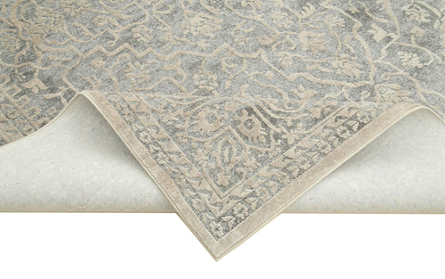 Machine invista Grey Classic Viscose Handmade Rug 7'10'' x 10'0''