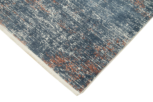 Soho Vintage Blue Vintage Viscose Handmade Rug 5'3'' x 7'7''