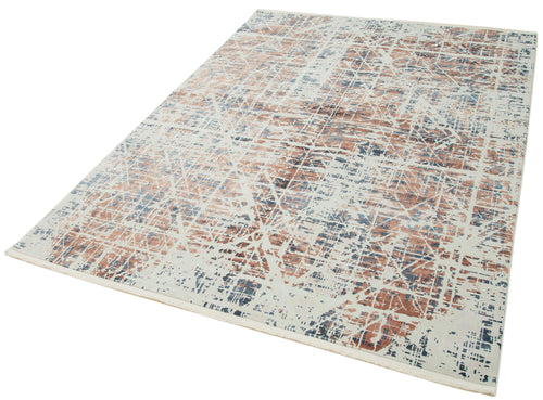 Soho Vintage Beige Vintage Viscose Handmade Rug 5'3'' x 7'7''