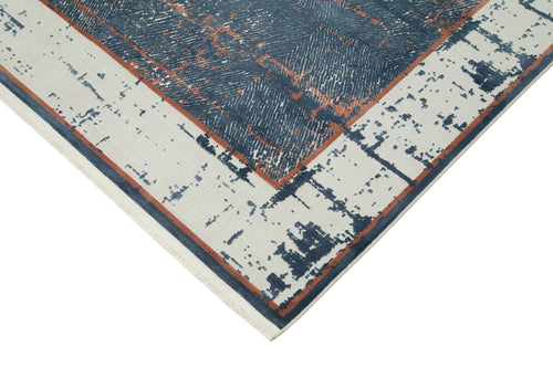 Soho Vintage Beige Striped Viscose Handmade Rug 5'3'' x 7'7''