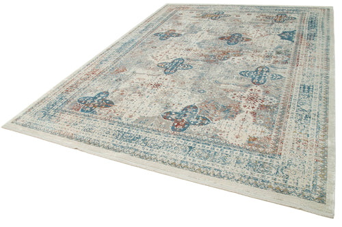 Soho Vintage White Vintage Viscose Handmade Rug 8'10'' x 12'0''