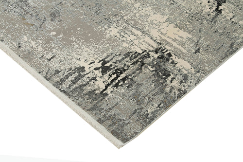Soho Vintage Grey Vintage Viscose Handmade Rug 8'7'' x 11'7''