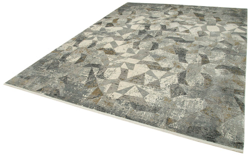 Soho Vintage Grey Vintage Viscose Handmade Rug 8'6'' x 11'6''