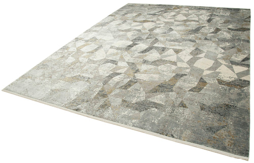 Soho Vintage Grey Vintage Viscose Handmade Rug 8'6'' x 11'6''