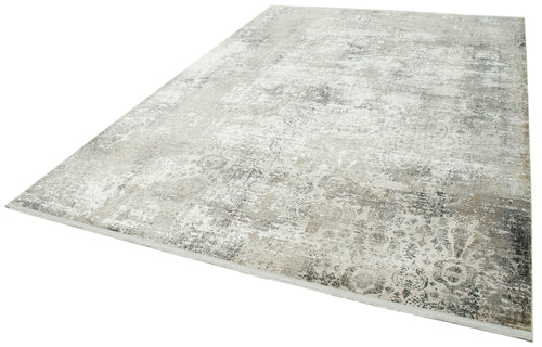 Soho Vintage Grey Vintage Viscose Handmade Rug 7'10'' x 10'10''