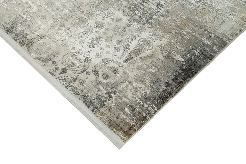 Soho Vintage Grey Vintage Viscose Handmade Rug 7'10'' x 10'10''